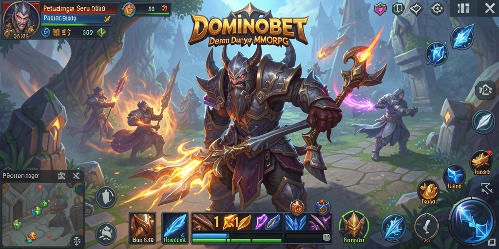 Tampilan gameplay epik dalam DOMINOBET yang mengasyikkan.