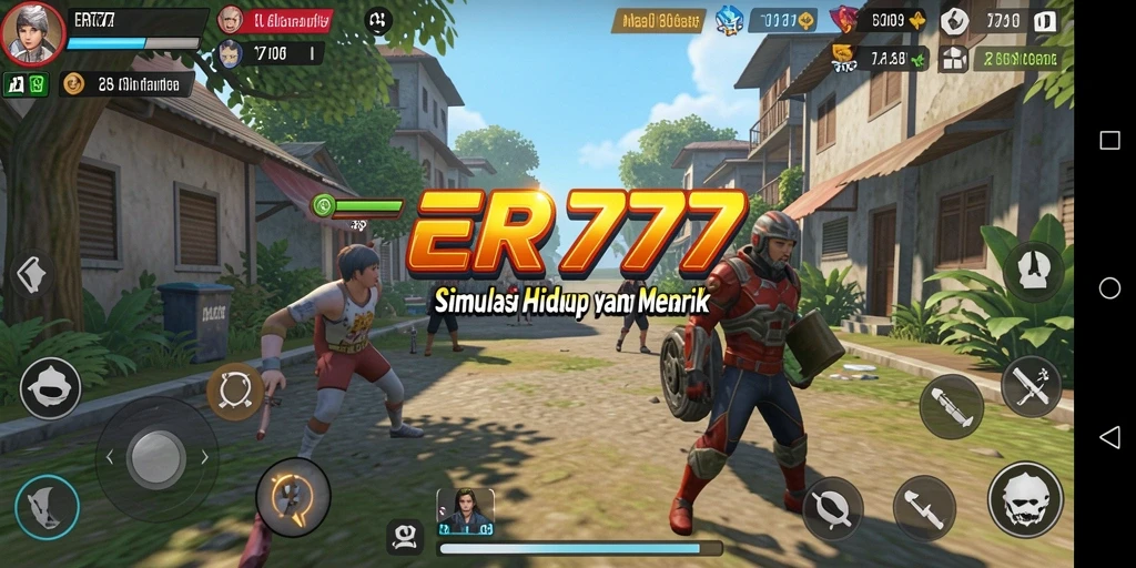 Tampilan gameplay Simulation yang menarik dari ER777 dengan interaksi sosial.