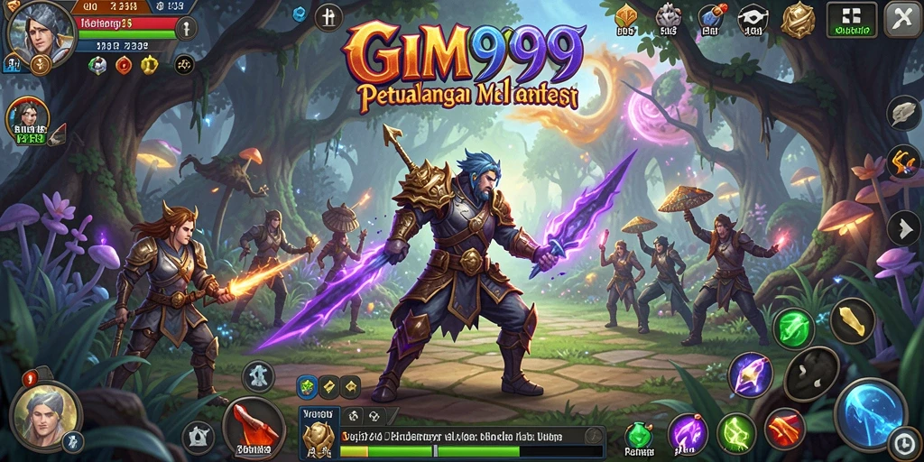 Tampilan gameplay seru di GIM999 dengan aksi petualangan yang menarik.