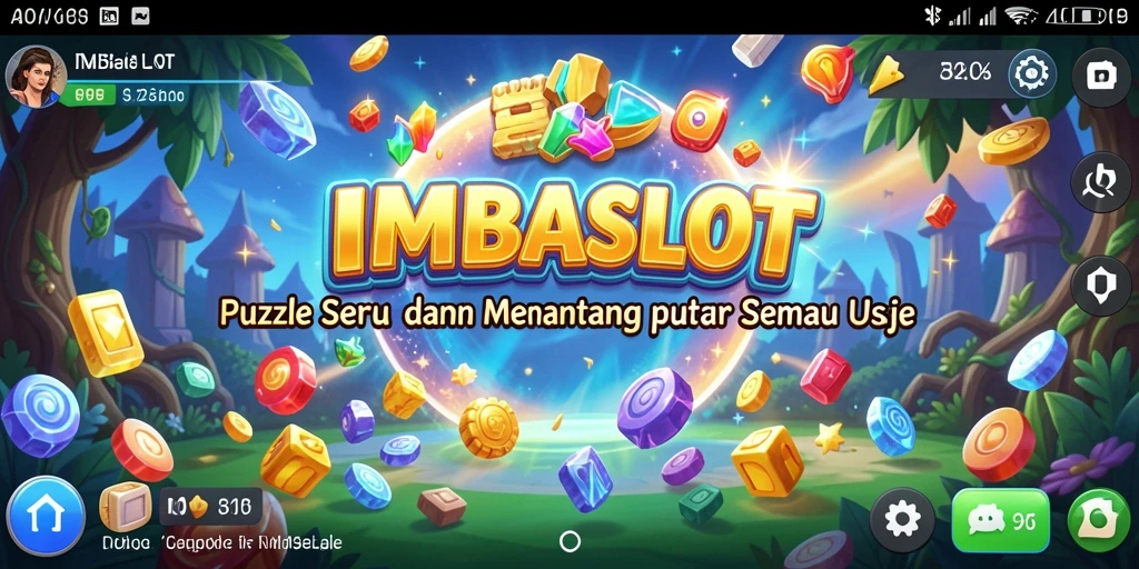 Tampilan gameplay Puzzle seru di IMBASLOT yang menantang.