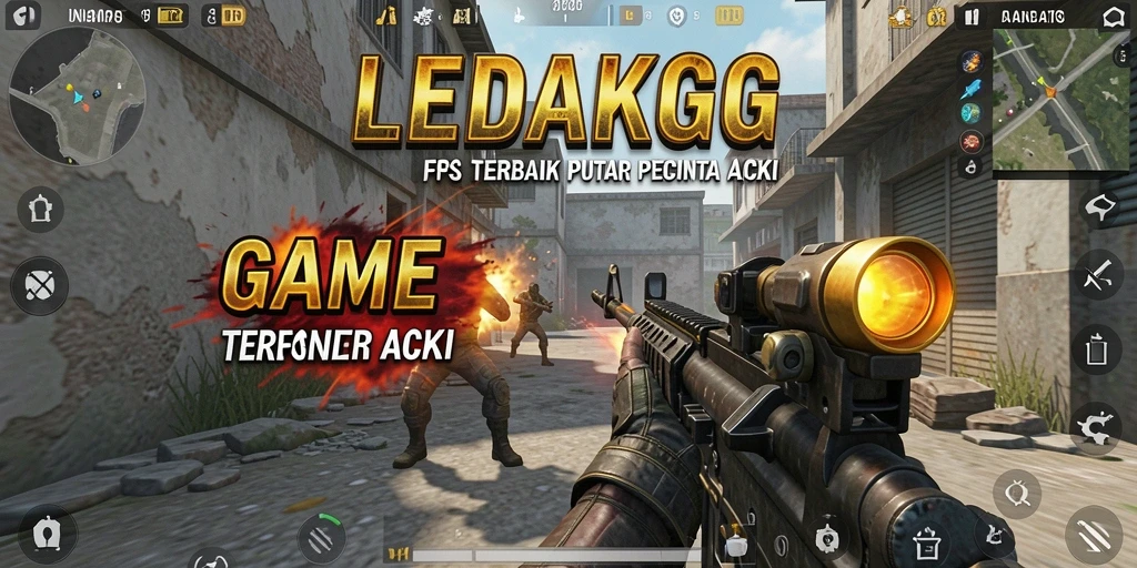 Deskripsi gameplay LEDAKGG dengan aksi seru dan pemandangan menakjubkan.