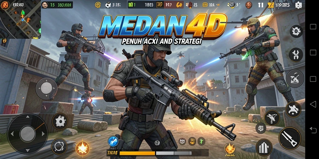 Screenshot menunjukkan aksi seru dalam permainan TPS MEDAN4D.