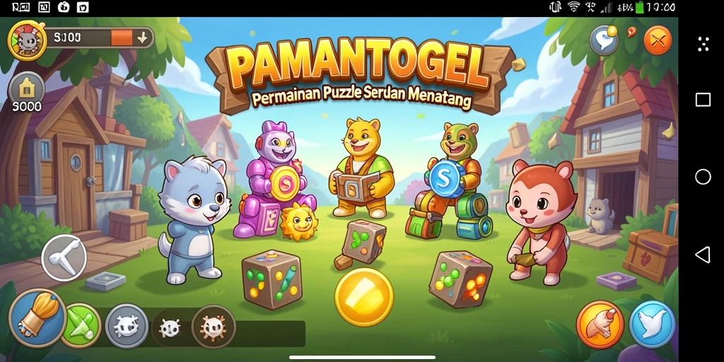 Tangkapan layar gameplay <strong>PAMANTOGEL</strong> yang menampilkan puzzle menarik.