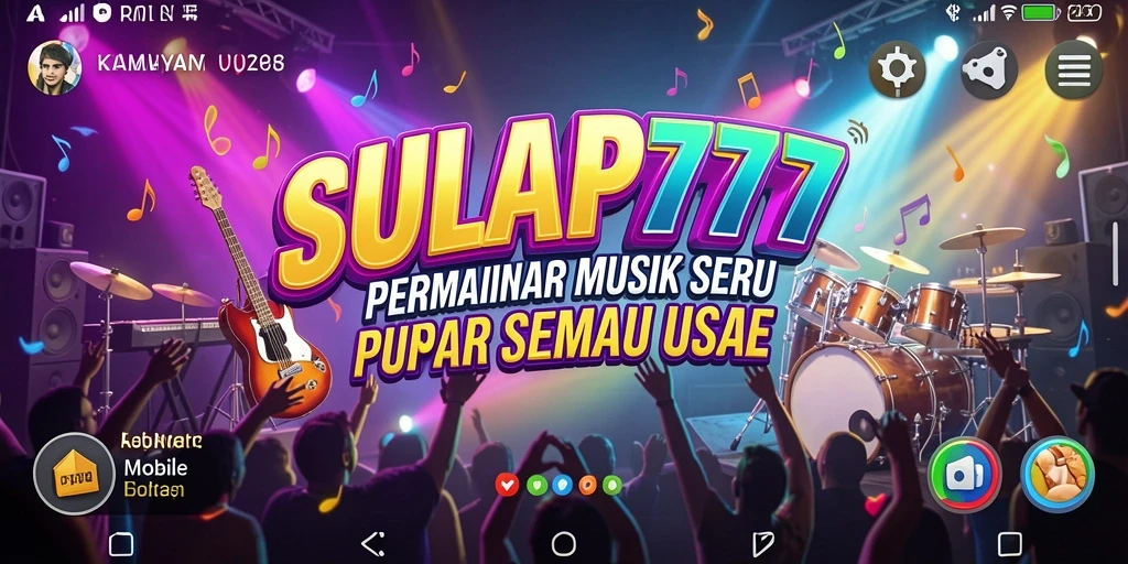 Screenshot SULAP777 menampilkan gameplay musik yang menarik dan interaktif.
