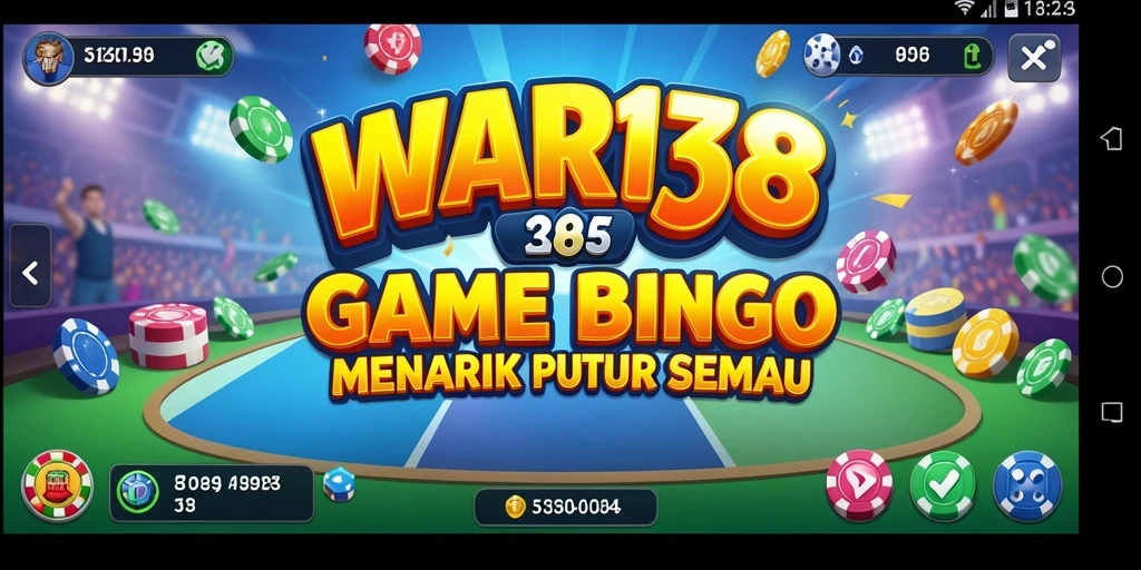 Tampilan gameplay seru dari WAR138 yang penuh warna.